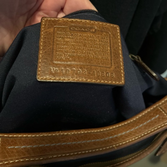 Coach Patchwork Hobo bag serial number A0793-10808 Y2K bag - Picture 6 of 6